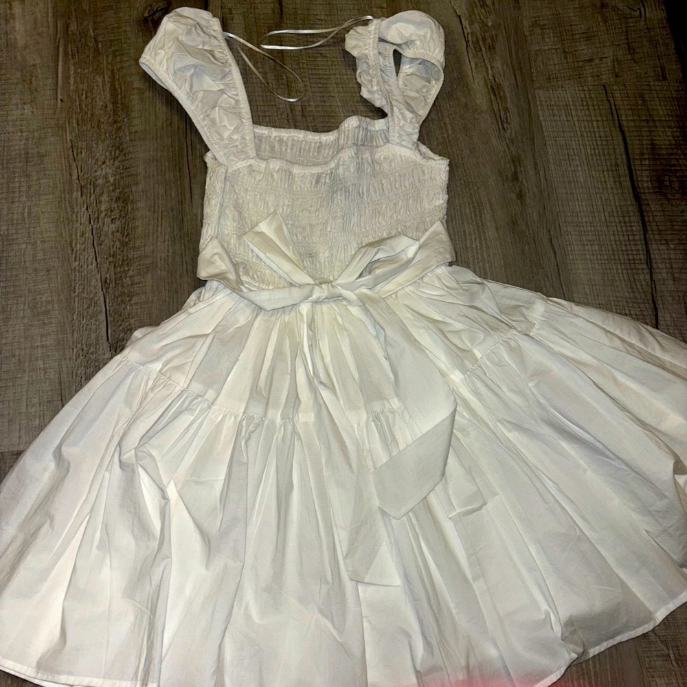 White Basic Dress - image 1
